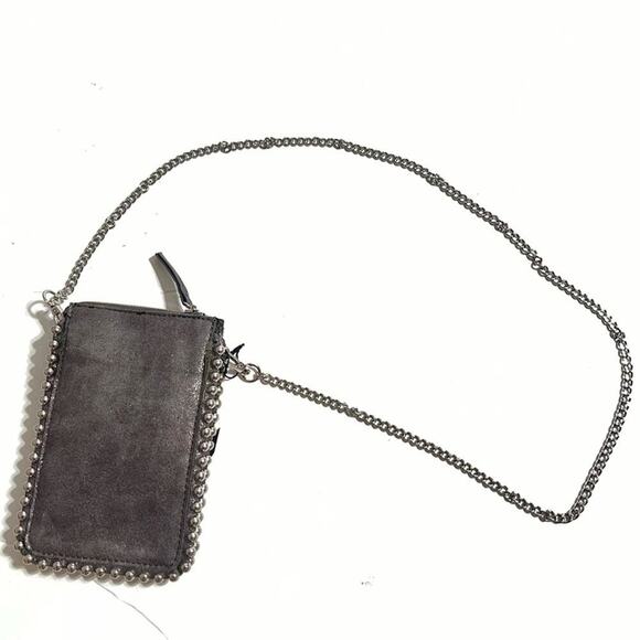 Zara GRAY STUDDED CELL PHONE BAG - Picture 7 of 10